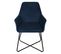 Josie Lot De 2 Chaises De Salle A Manger Bleu 58 x 59 x 88 Cm