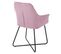 Josie Lot De 2 Chaises De Salle A Manger Rose 58 x 59 x 88 Cm