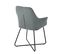 Josie Lot De 2 Chaises De Salle A Manger Gris 58 x 59 x 88 Cm