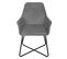 Josie Lot De 2 Chaises De Salle A Manger Gris 58 x 59 x 88 Cm