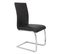 Lot De 2 Chaises De Salle A Manger Noir En Simili 49 x 43 x 98 Cm