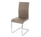 Lot De 2 Chaises De Salle A Manger Lucy Beige En Simili 49 x 43 x 98 Cm