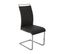 Lot De 2 Chaises De Salle A Manger Judi En Simili Noir 49 x 43 x 99 Cm