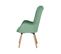 Fauteuil à Oreilles Cleo Vert En Polyester (53 X 107 X 70 Cm)