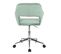 Chaise De Bureau Jill En Velours Vert