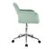 Chaise De Bureau Jill En Velours Vert