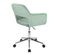 Chaise De Bureau Jill En Velours Vert