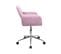 Chaise De Bureau Jill En Velours Violet