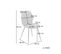 Lot De 2 Chaises De Salle A Manger Jamie Blanc En Simili 48 x 47 x 84 Cm