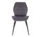 Lot De 2 Chaises De Salle A Manger Jamie Gris En Velours 48 x 47 x 84 Cm