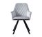 Lot De 2 Chaises De Salle A Manger Mason Gris En Velours 58 x 60 x 85 Cm