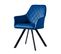 Lot De 2 Chaises De Salle A Manger Mason Bleu En Velours 58 x 60 x 85 Cm