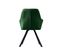 Lot De 2 Chaises De Salle A Manger Mason Vert En Velours 58 x 60 x 85 Cm