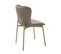 Lot De 2 Chaises De Salle A Manger Taupe En Velours 50 x 50 x 81 cm