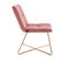 Fauteuil Lounge En Velours 64x58x82 Cm