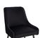 Lot De 2 Fauteuil De Table Isabelle Noir En Métal (50 X 55 X 81 Cm)