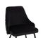 Lot De 2 Fauteuil De Table Alice Noir En Métal (50 X 55 X 81 Cm)