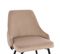 Lot De 2 Fauteuil De Table Alice Taupe En Polyester (50 X 55 X 81 Cm)