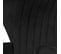 Fauteuil à Oreilles Arthur Noir En Velours (76 X 78 X 89 Cm)
