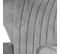 Fauteuil à Oreilles Arthur Gris En Velours (76 X 78 X 89 Cm)
