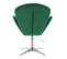 Fauteuil Salon Broox Vert En Velours 70 x 56 x 89-105 cm