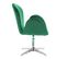 Fauteuil Salon Broox Vert En Velours 70 x 56 x 89-105 cm