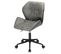 Chaise De Bureau Diamant Gris Clair En Velours