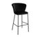 Lot De 2 Tabourets De Bar Kate Noir En Velours 54 x 44 x 102 Cm