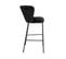 Lot De 2 Tabourets De Bar Kate Noir En Velours 54 x 44 x 102 Cm