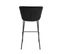 Lot De 2 Tabourets De Bar Kate Noir En Velours 54 x 44 x 102 Cm