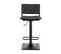 Lot De 2 Tabourets De Bar Noir En Smili 48 x 40 x 107 Cm