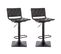 Lot De 2 Tabourets De Bar Noir En Smili 48 x 40 x 107 Cm