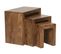 Tables Gigogne Bois Massif Table D'appoint Lot De 3 Table Basse Ensemble