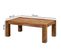 Table Basse Bois Massif 110x40x60 Cm Table D'appoint Table De Salon