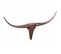 Deko Antler Bull M Aluminium Design Cornes 100 cm Décoration Murale Bronze