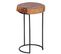 Table D'appoint Bois Massif 28x45x28cm Bout De Canapé Table De Salon