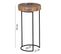 Table D'appoint Bois Massif 28x55x28cm Bout De Canapé Table De Salon