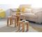 Tables Gigogne Bois Massif Table D'appoint Lot De 3 Table Basse Ensemble