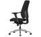 Chaise De Bureau Tissu Fauteuil Ergonomique Siège Pivotante Noir 120 Kg