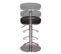 Tabouret De Bar Reglable 57 - 82 Cm Chaise De Bar Tabouret Bistro Métal