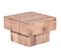 Table D'appoint Bois Massif 44x30x44cm Bout De Canapé Table De Salon