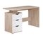 Table De Bureau 120x76x53cm Table PC Table D'ordinateur Sonoma / Blanc