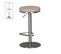 Tabouret De Bar Reglable 57 - 82 Cm Chaise De Bar Tabouret Bistro Métal