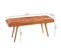 Banc En Cuir 117 Cm Bois Massif Rembourré Banc Banquette Salle Manger