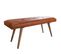 Banc En Cuir 117 Cm Bois Massif Rembourré Banc Banquette Salle Manger