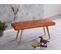 Banc En Cuir 117 Cm Bois Massif Rembourré Banc Banquette Salle Manger