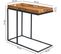 Table D'appoint Bois Massif 69x65x34cm Bout De Canapé Table De Salon