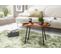 Table Basse Bois Massif Sheesham / Métal Table D'appoint Table De Salon