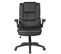 Chaise De Bureau Cuir Synthétique Noir Chaise De Bureau Pivotante Fauteuil De Bureau 120 Kg