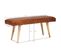 Banc En Cuir Véritable 115 Cm Springbok Banc En Cuir Banc De Couloir Banc En Bois Massif